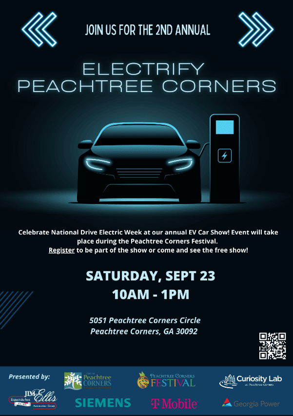 2nd Annual EV Car Show Electrify PTC | Peachtree Corners Town Center